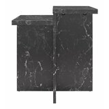 CosmoLiving by Cosmopolitan Črna mizica v marmornem dekorju 56x56 cm Brielle – | Shoptok.si