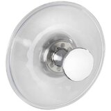 Wenko Kljukica za obešanje Arezzo (Ø 7 x 3,5 cm, vakuumsko pritrjevanje, prozorna, krom) | Shoptok.si