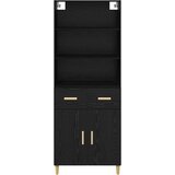  Highboard Crni hrast 69,5 x 32,5 x 180 cm Konstruirano drvo | shoptok.hr