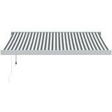 Tenda na uvlačenje antracit-bijela 3 5x2 5 m tkanina i aluminij | shoptok.hr