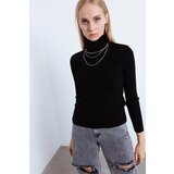 Lafaba Sweater - Black - Slim fit Cene