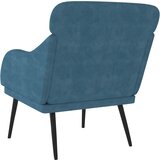  Fotelja plava 63 x 76 x 80 cm baršunasta | shoptok.hr