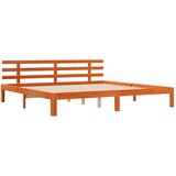  Krevetna konstrukcija Vosak smeđa 203.5 x 205.5 x 69.5 cm | shoptok.hr