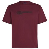 Karl Lagerfeld Majice & Polo majice KLJ REG SS ESSENTIAL TEE Bordo Cene