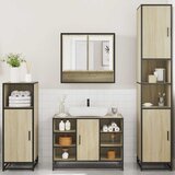  4-dijelni set kupaonskog namještaja boja hrasta sonome drveni | shoptok.hr