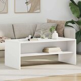  Stolić za kavu Bijelo 100 x 50 x 40 cm Konstruirano drvo | shoptok.hr