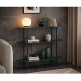 Mauro Ferretti Zelenomodra kovinska stranska mizica 28x90 cm Saturn – | Shoptok.si