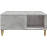  Stolić za kavu boja betona 80 x 80 x 36,5 cm konstruirano drvo | shoptok.hr