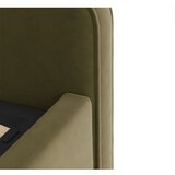 Micadoni Svijetlo zeleni tapecirani bračni krevet s podnicom 160x200 cm Eda – | shoptok.hr