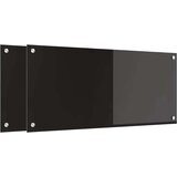 vidaXL Kuhinjski zaštita Crna 90 x 40 x 0.8 cm | shoptok.hr
