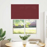 vidaXL Plisirana žaluzija Bordeaux Red 110x150 cm Širina tkanine | Shoptok.si