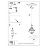  Obesna svetilka ANATA bela, (21347728) | Shoptok.si