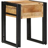 vidaXL Naravni mangov les Trden grob mangov les 40 x 40 x 50 cm Trajen | Shoptok.si