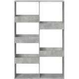 Sobna pregrada boja betona 100x33x155,5 cm konstruirano drvo | shoptok.hr