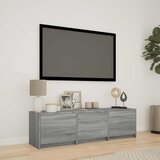 TV ormarić s LED rasvjetom Sivi Sonoma 140 x 34 x 40 cm | shoptok.hr