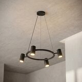 Brilagi LED RGBW prigušiva luster na sajli SELE 4xGU10/6,5W/230V crna | Eponuda.com