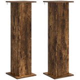  Stalak za biljke 2 pcs Dimljeni hrast 30,5 x 30 x 100,5 cm | Eponuda.com