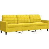 vidaXL 2-dijelni set sofa s jastucima žuti baršunasti | shoptok.hr