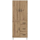  Highboard 2 pcs Umjetnički hrast Inženjersko drvo i staklo | Eponuda.ba