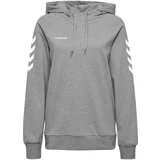 Hummel Sportska sweater majica siva / bijela