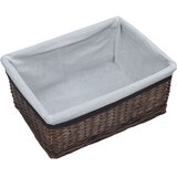  3-dijelni set uklapajućih košara od vrbe smeđi | shoptok.hr