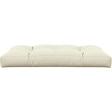  Jastuk za palete krem 120 x 80 x 12 cm od tkanine | shoptok.hr