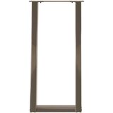  Noge za konzolni stol u obliku slova U, 2 kom, prirodni čelik, 28 x (72-73) cm, čelik | Eponuda.ba