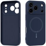 Chameleon Gumiran magnetni ovitek (TPU Magnetic Pastel) za Apple iPhone 17 Pro Max, temno moder | Shoptok.si