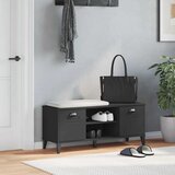  Klupa za cipele VIKEN crna 106 x 35 x 45 cm konstruirano drvo | Eponuda.ba