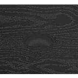 vidaXL Klubska miza Črni hrast 50 x 50 x 35 cm Konstruiran les | Shoptok.si