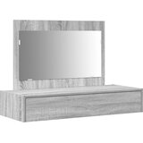 vidaXL Zidni toaletni stol Siva Sonoma 100x40x70 cm Cijene