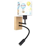 Brilagi LED Flex. svetiljka BOBO WOOD 1xE27/25W/230V + LED/3W hrast/crna/bela/životinje Cene