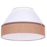  duolla - plafonsko svetlo avignon 1xE27/15W/230V, prečnik 50 cm, bela/braon | Eponuda.com