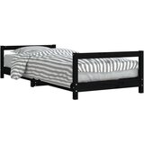 Maison Chic Otroški posteljni okvir - Otroški ležaj bel 90x200 cm trdna borovina-J2748, (21794321) | Shoptok.si