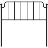  Kovinsko posteljno vzglavje črno 100 cm, (20952886) | Shoptok.si