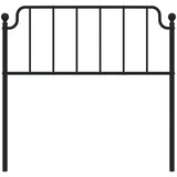  Metalno uzglavlje crno 100 cm | shoptok.hr
