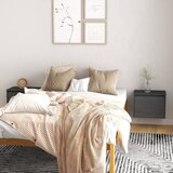 vidaXL Stenska omarica 2 kosa siva 40x30x50 cm trdna borovina Cene