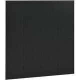  Sobne pregrade s 4 panela 2 kom crne 160 x 180 cm čelične | Shoptok.si