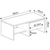 Hanah home Sto za dnevnu sobu Laris Travertine | Eponuda.com