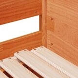 vidaXL Dnevni krevet na razvlačenje voštano smeđi 80x200 cm | shoptok.hr