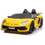 Lamborghini Aventador SX2028 otroški električni avtomobil 12 V, EVA kolesa in daljinski upravljalnik – rumen | Shoptok.si