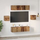 vidaXL Komplet TV omaric 6 pcs Star les Srednja 30.5 x 30 x 30 cm | Shoptok.si