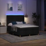 Box spring krevet s madracem Crna 140 x 200 cm tkanina | shoptok.hr