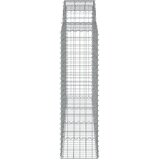  Lučne gabionske košare 18kom 200x50x140/160cm pocinčano željezo | shoptok.hr