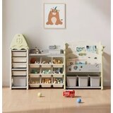 Feelkids Sistem za odlaganje igračaka i knjiga "Kućica i drvce KOMBO" (svetlo zelena boja) ( 26327 ) Cene