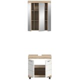 MID.YOU KOPALNICA hrast sonoma, bela, visoki sijaj | Shoptok.si