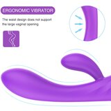 Sex HD Muses - punjivi, vodootporni grijaći vibrator (ljubičasti) | shoptok.hr