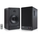 SOLO6C Aktivni drveni zvucnici 2.0 100W RMS(2x50W) 6.5+1, daljinski, 3.5mm, Bluetooth
