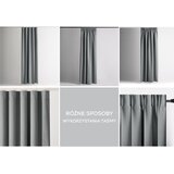 Restilo zasłona BLACKOUT kolor szary szarfa upinająca styl klasyczny taśma materiał blackout 140x230 | shoptok.hr