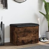  Klupa za pohranu boja hrasta 62x42x45 cm od konstruiranog drva | shoptok.hr